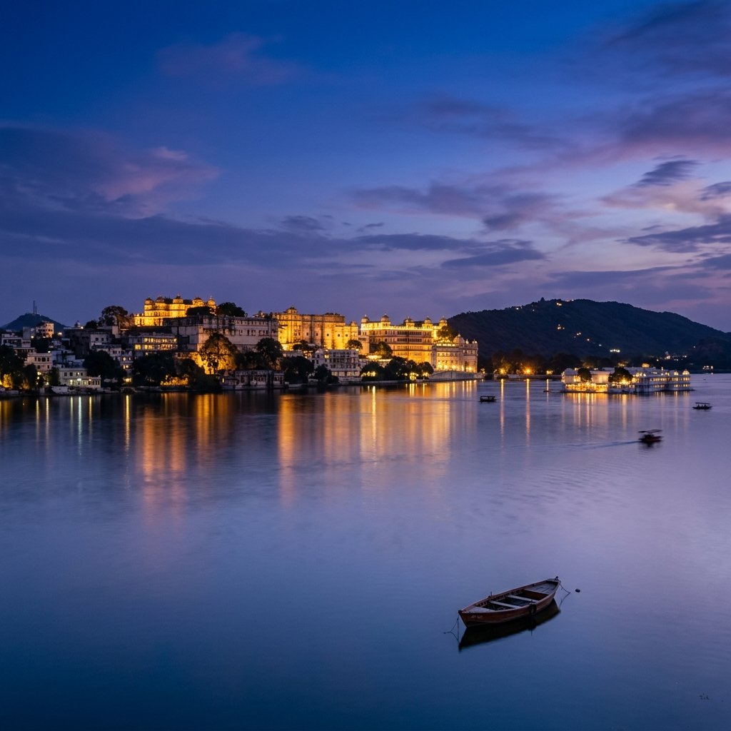 Atmospheric Udaipur Skyline